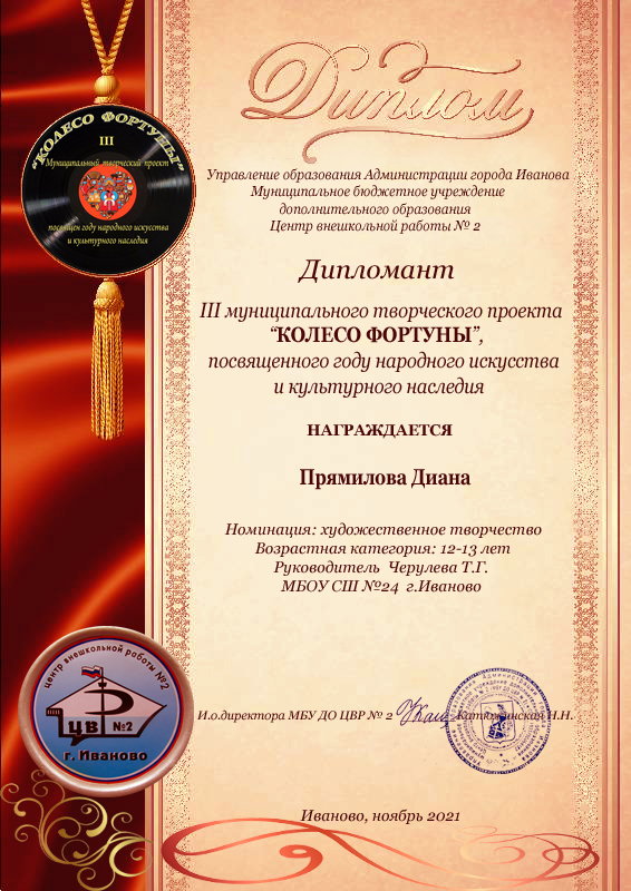 Колесо Фортуны.